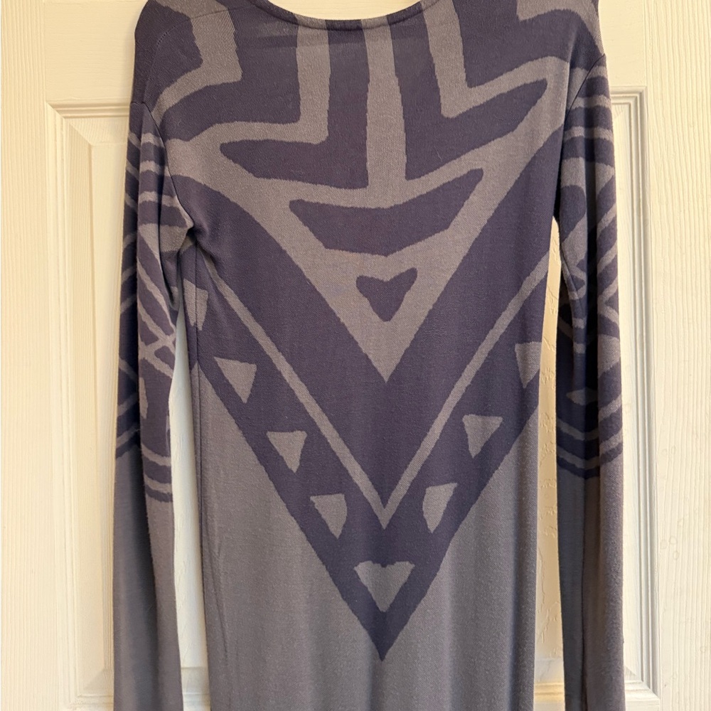 Free People Gray Patterned Maxi Dress - Picture 8 of 8